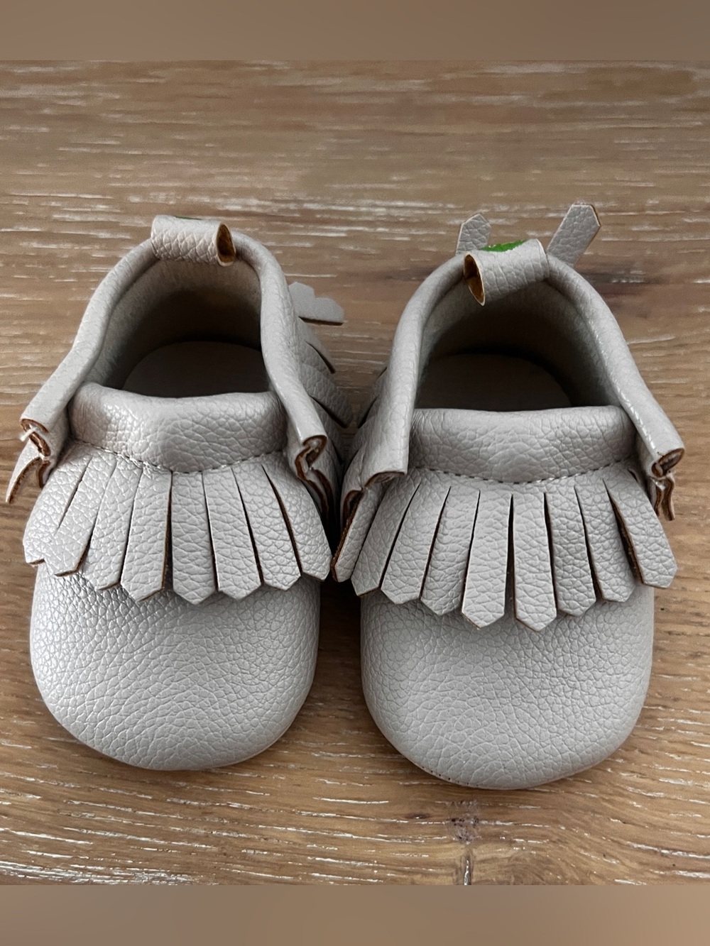 Toddler Fringe Moccasins - Cream Kids Shoes